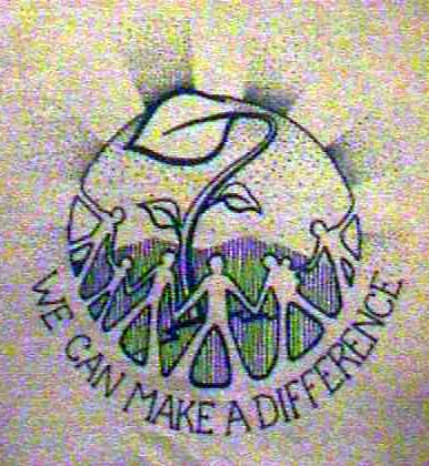 "WE CAN MAKE A DIFFERENCE" logo from my Sacramento days.