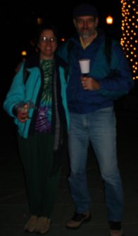 Alex and his girlfriend pose for the camera.