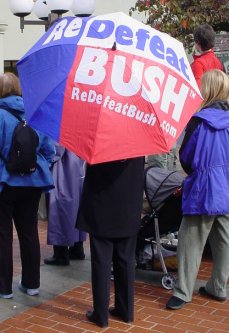 ReDefeatBush.org umbrella.