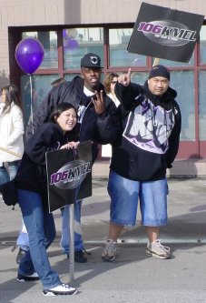 106 KMEL contingent marching for Hip Hop and R&B.