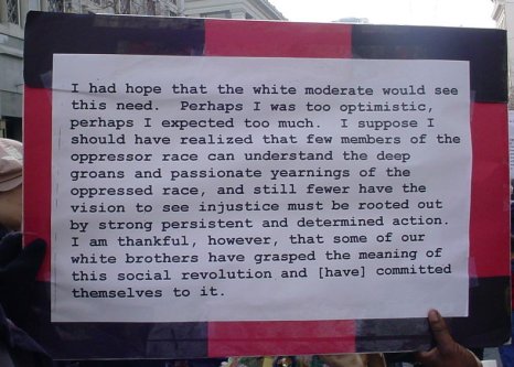 A letter that boils down to "we need a social revolution."