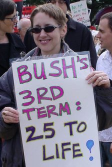 Bush's 3rd Term, 25 to life.