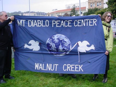 Mt. Diablo Peace Center in Walnut Creek banner.