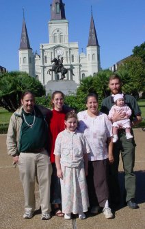 Group shot in Jackson Square.