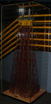 Scale model of an Oil Platform.